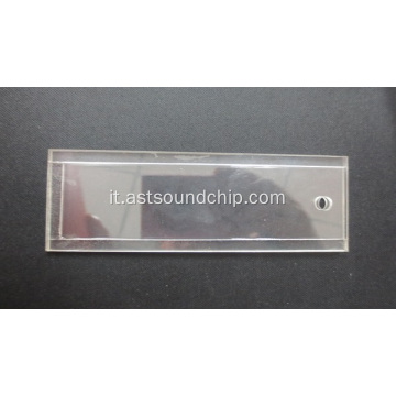 Display scatola acrilica con modulo LED, etichetta prezzo scatola acrilica a led